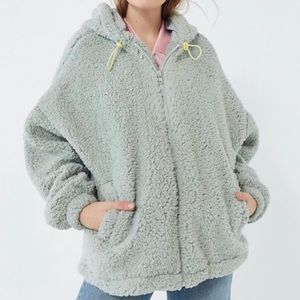 ISO Urban Outfitters Wilma Hooded Zip Teddy Jacket